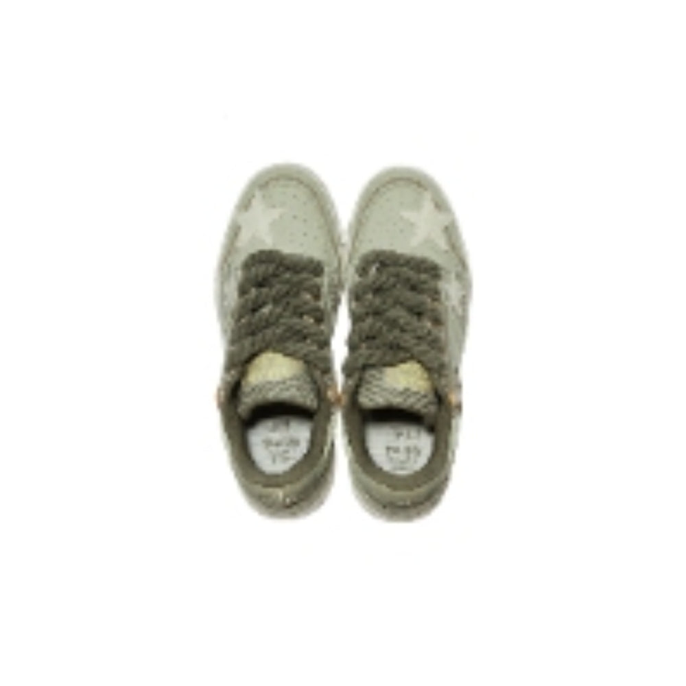 KAALIXTO丨Retro Star Sneakers-West Lake Longjing Tea