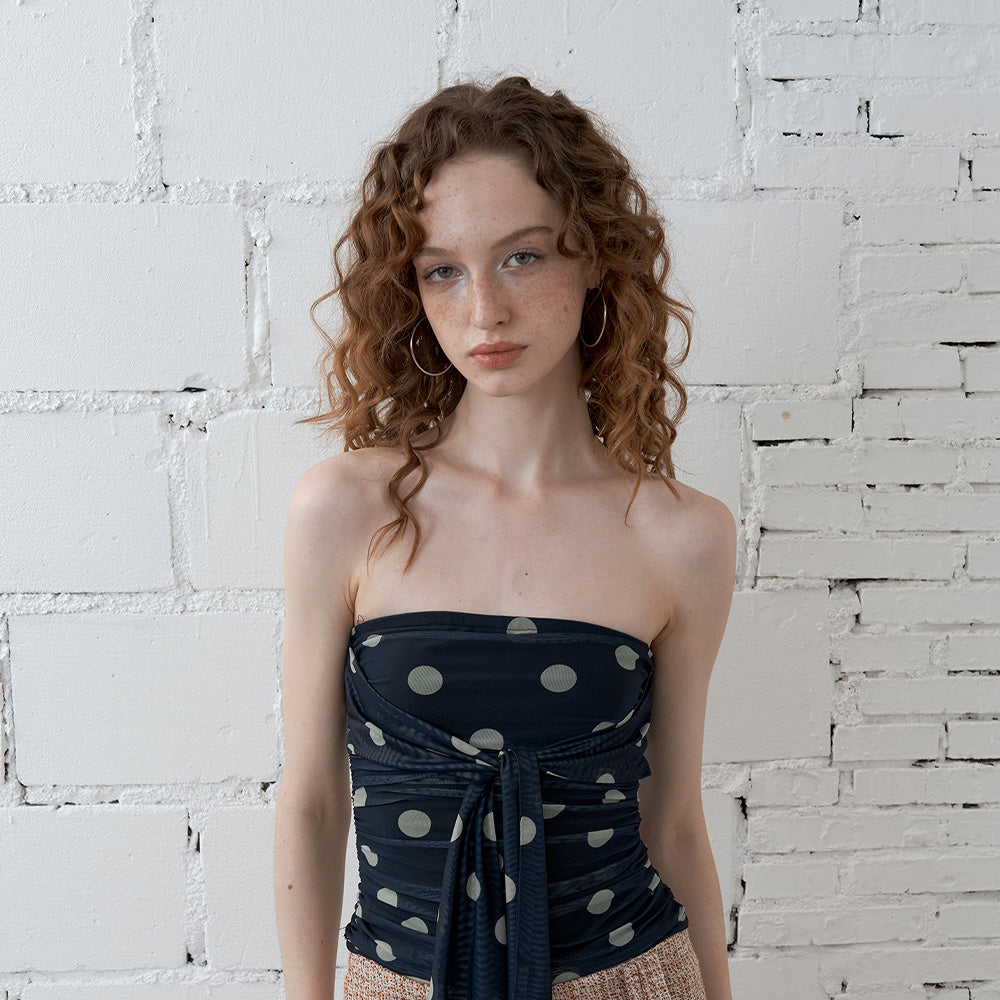 2AM POETRY Polka Dot Bustier