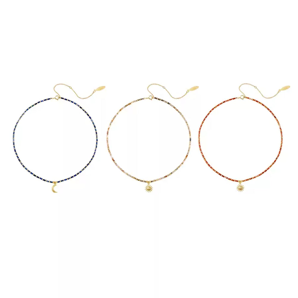 MONSECRET Red Agate Necklace