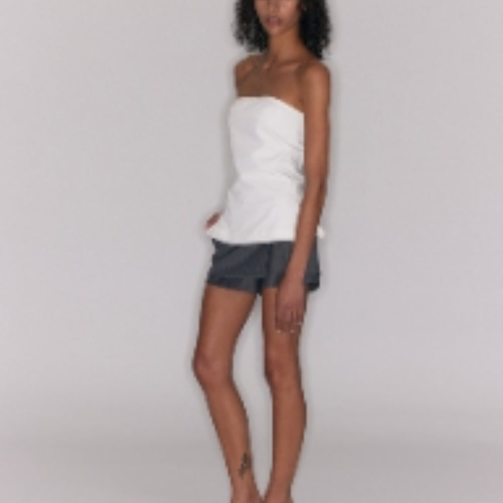 SANFRONTIERES Wool Shorts