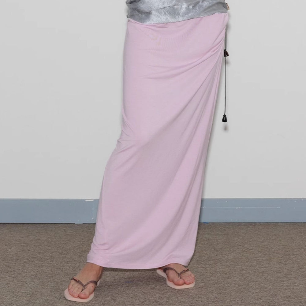 MEDIUM WELL TENCEL Wool Maxi Skirt