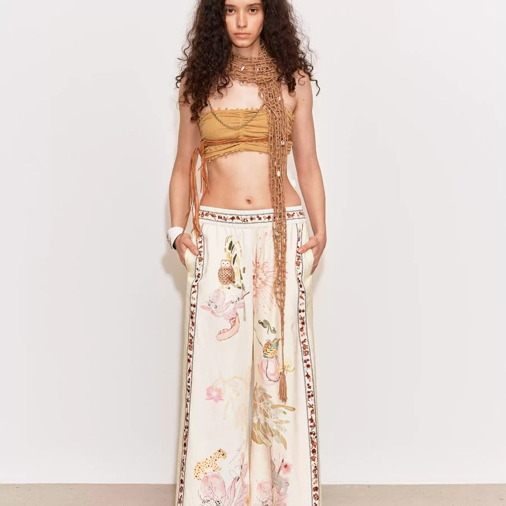 MEDIUM WELL Holiday Linen Pants