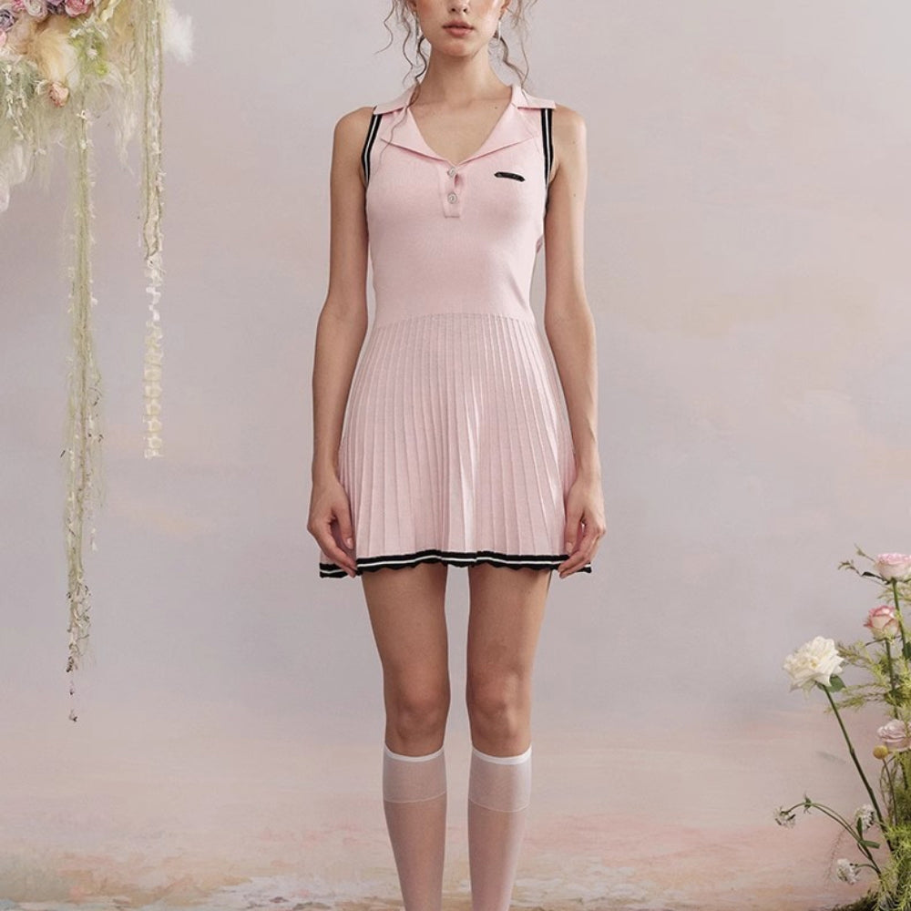 ARTE PURA Pink Polo Dress