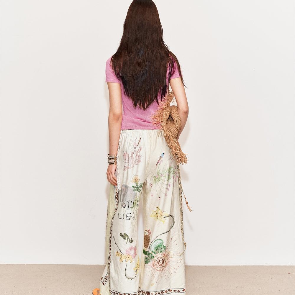 MEDIUM WELL Holiday Linen Pants