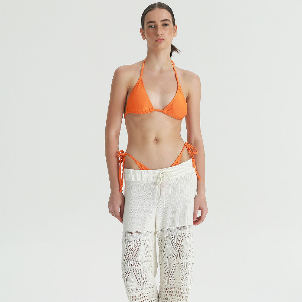 1COTHEN Sheer Wide-Leg Pants