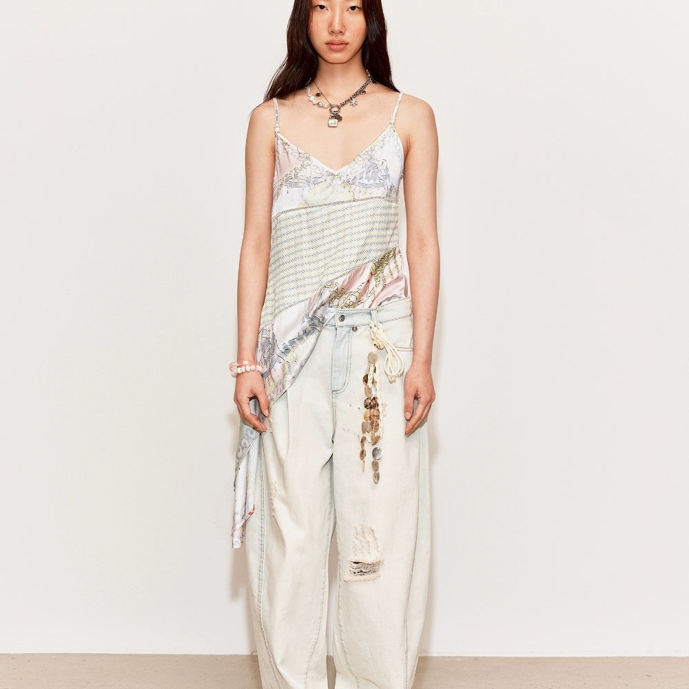 MEDIUM WELL Patchwork Print Camisole
