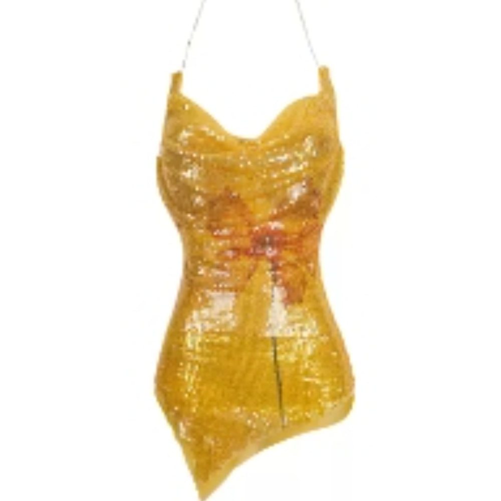 WOOHA Sequin Cowl Neck Top