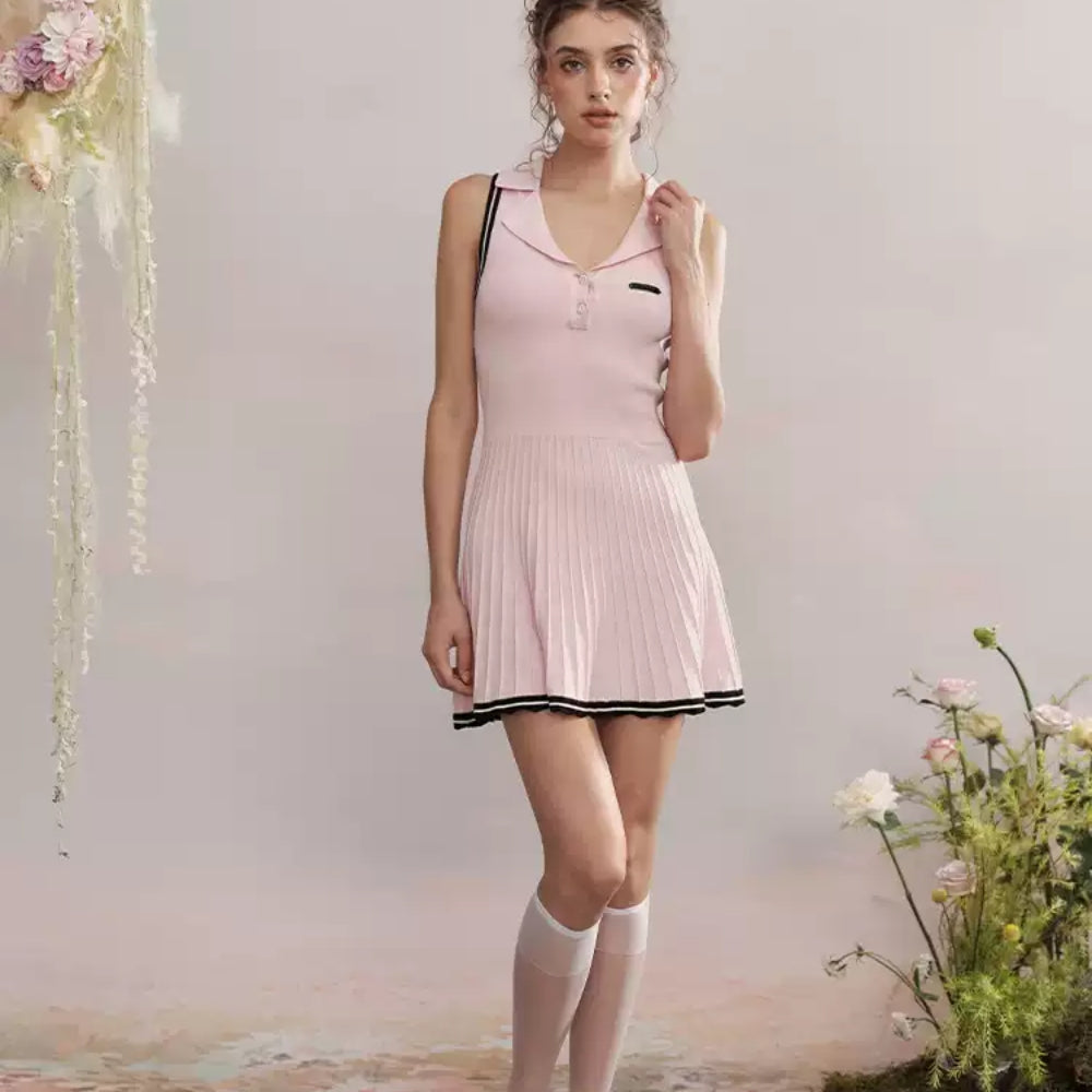 ARTE PURA Pink Polo Dress
