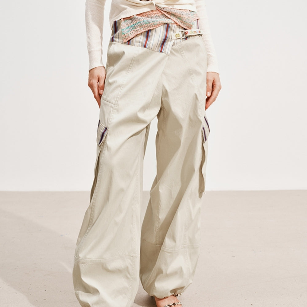 MEDIUM WELL Striped Cargo Pants