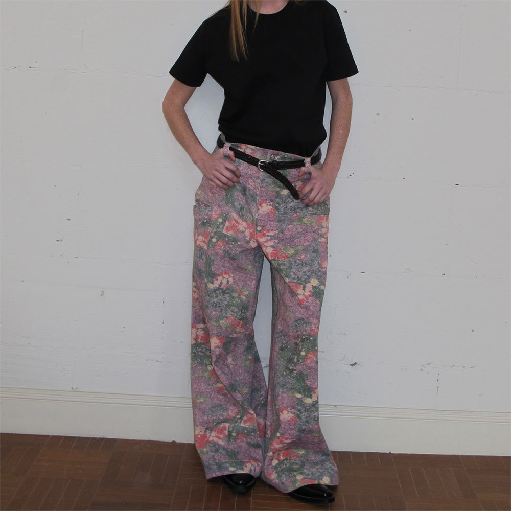 ANTERIORLOVED Floral Print Jeans