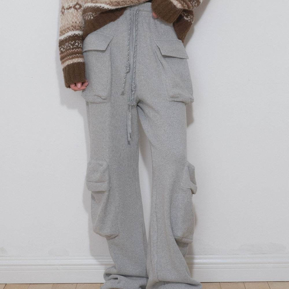 MEDIUM WELL Accordion-pocket Sweat Pants