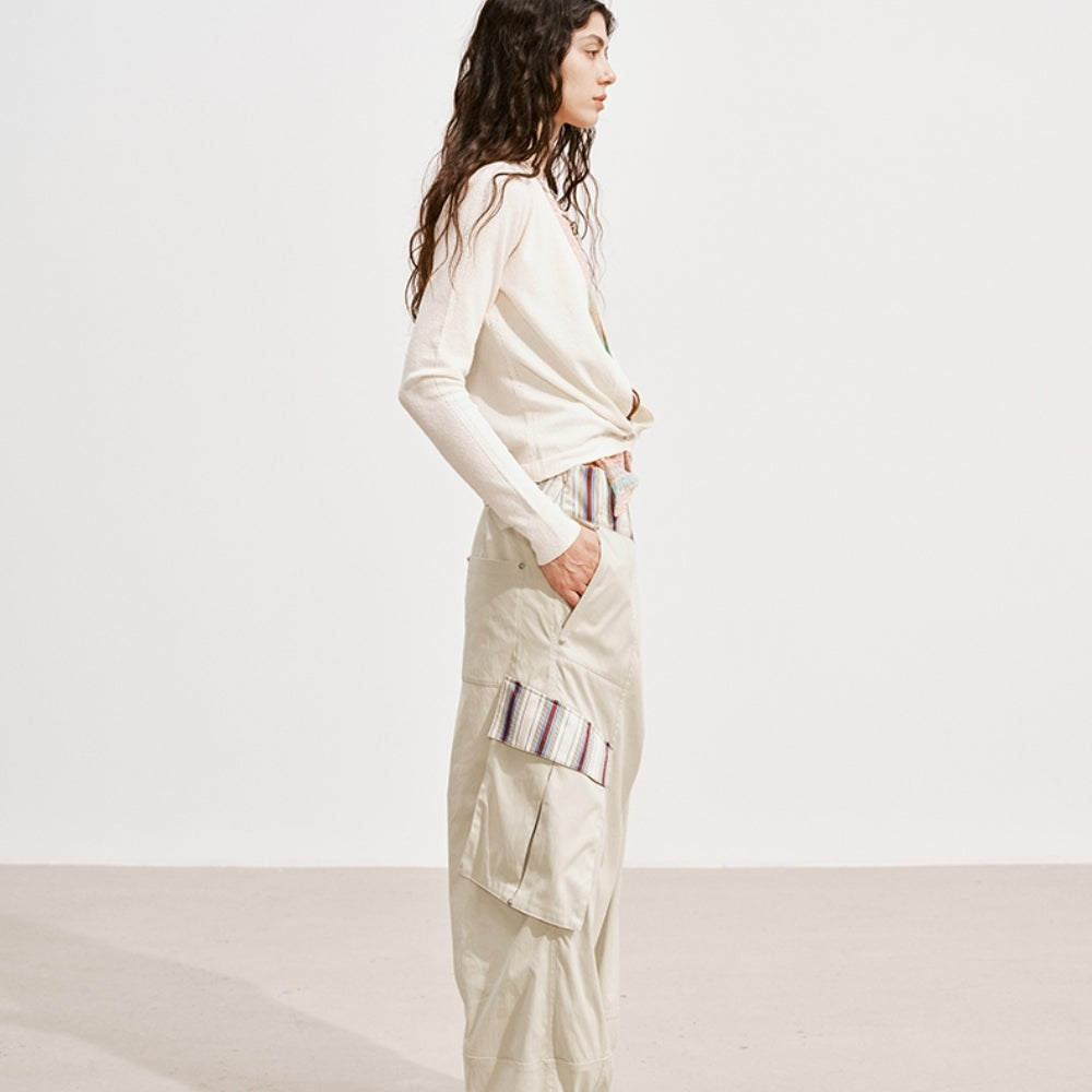 MEDIUM WELL Striped Cargo Pants