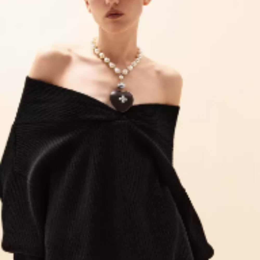 tokokkino Pearl Ebony Necklace