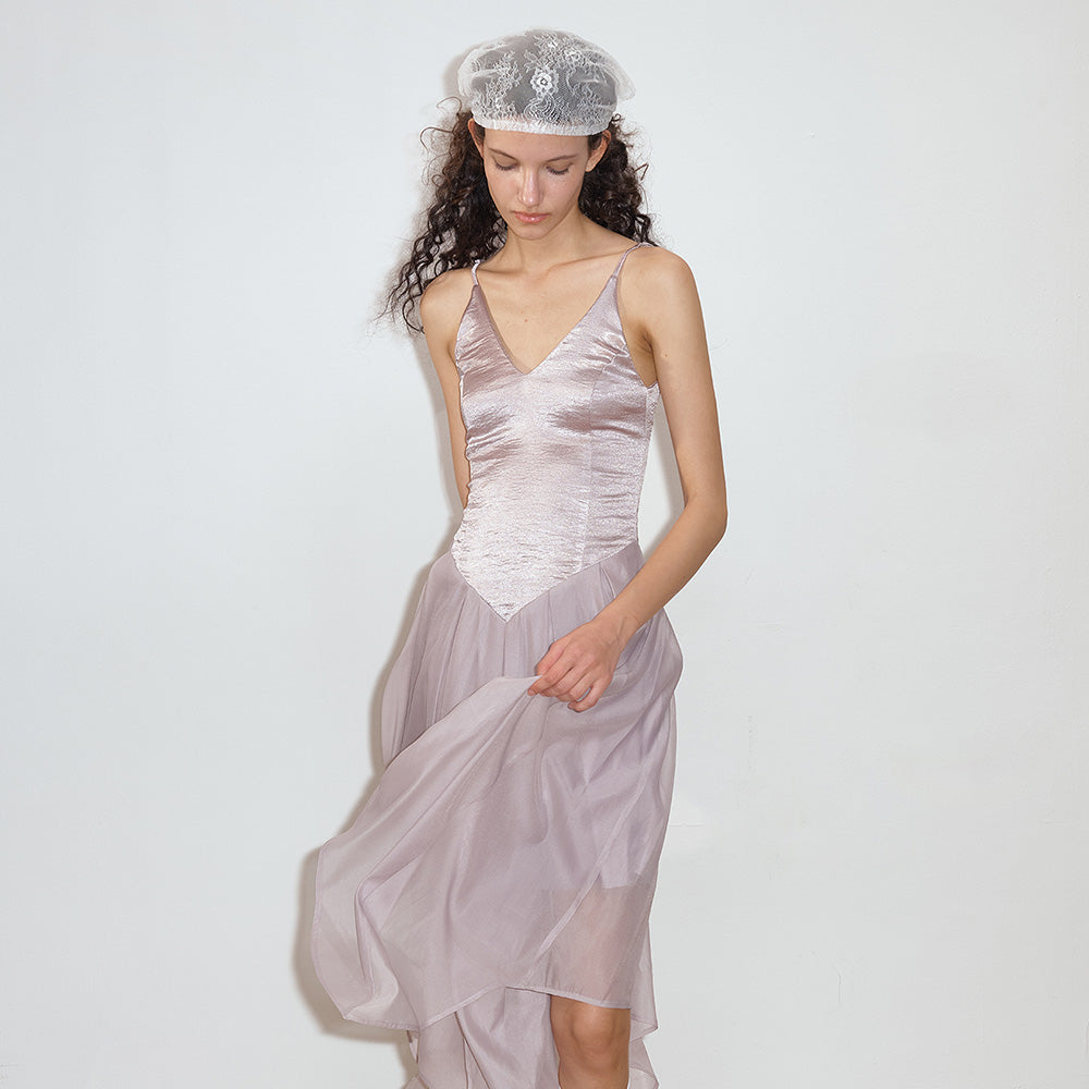 2AM POETRY Purple Tulle Dress
