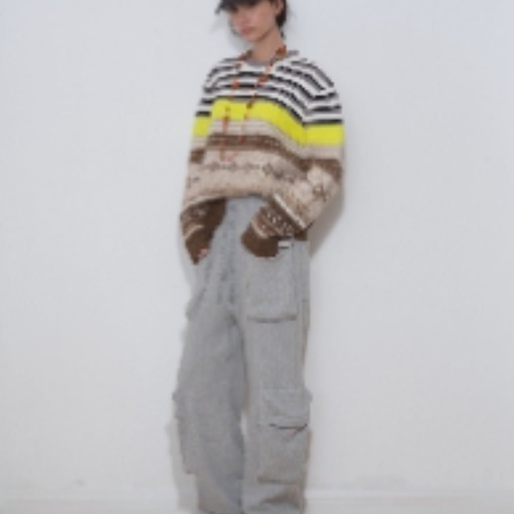 MEDIUM WELL Accordion-pocket Sweat Pants