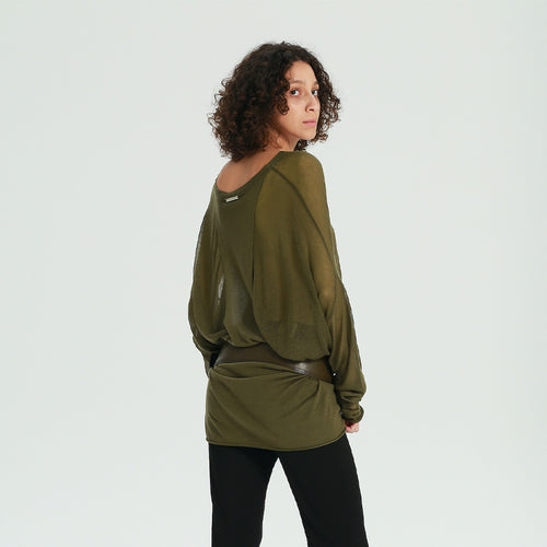 1COTHEN Butterfly Sleeve Dress