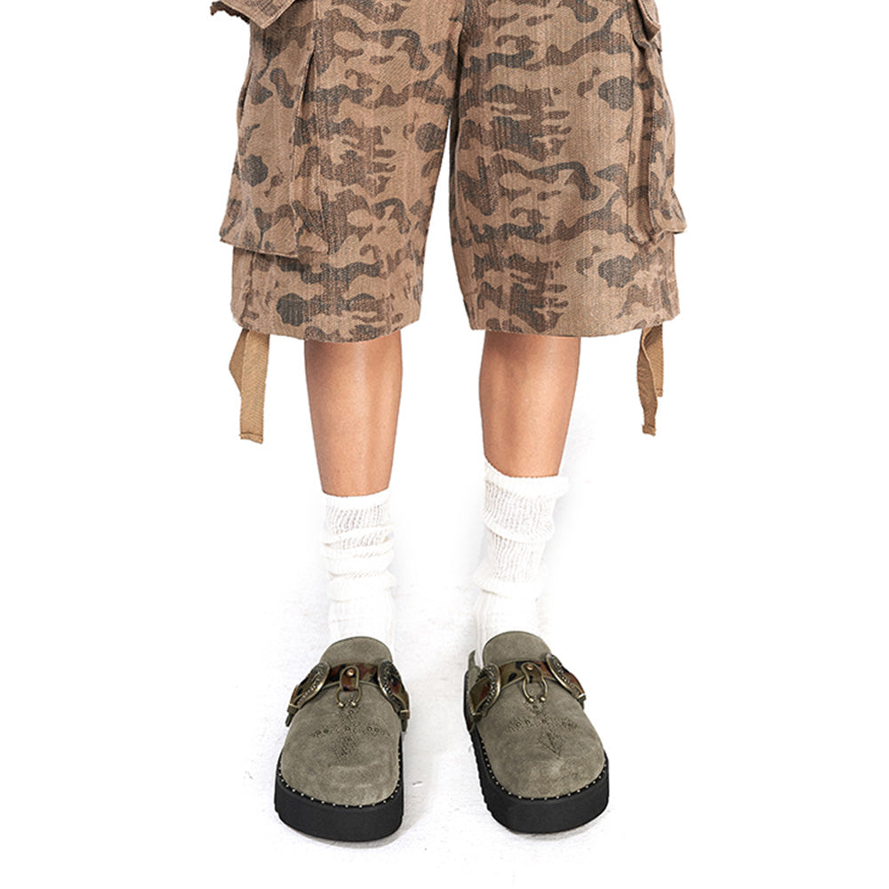ARCADIAGYAL Cross Studded Birkenstocks