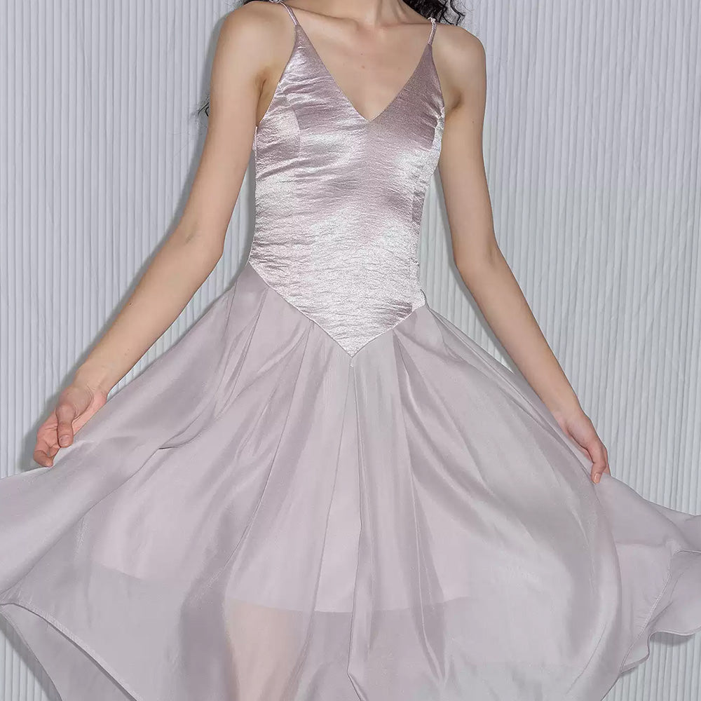 2AM POETRY Purple Tulle Dress