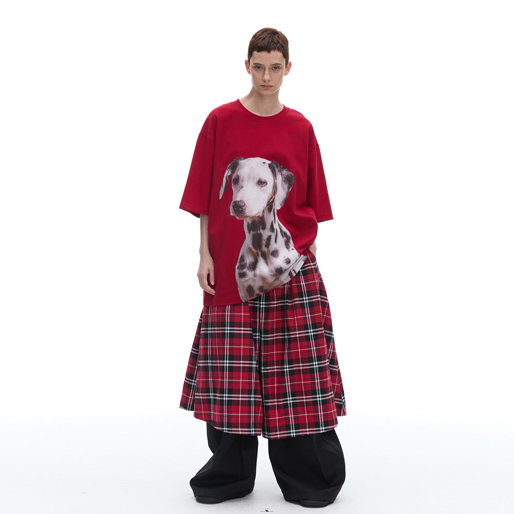 ANTERIORLOVED Dalmatian Print T-shirt