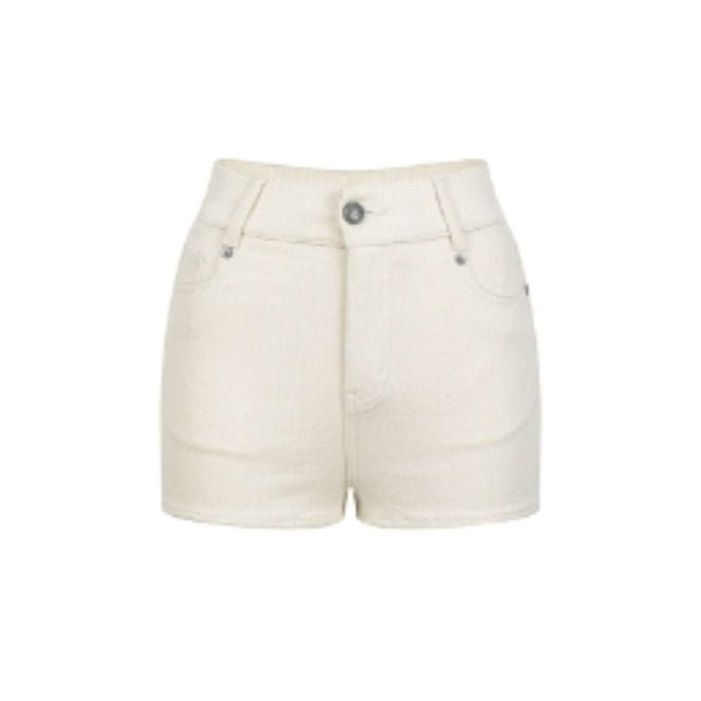 WOOHA High-Waisted Denim Shorts