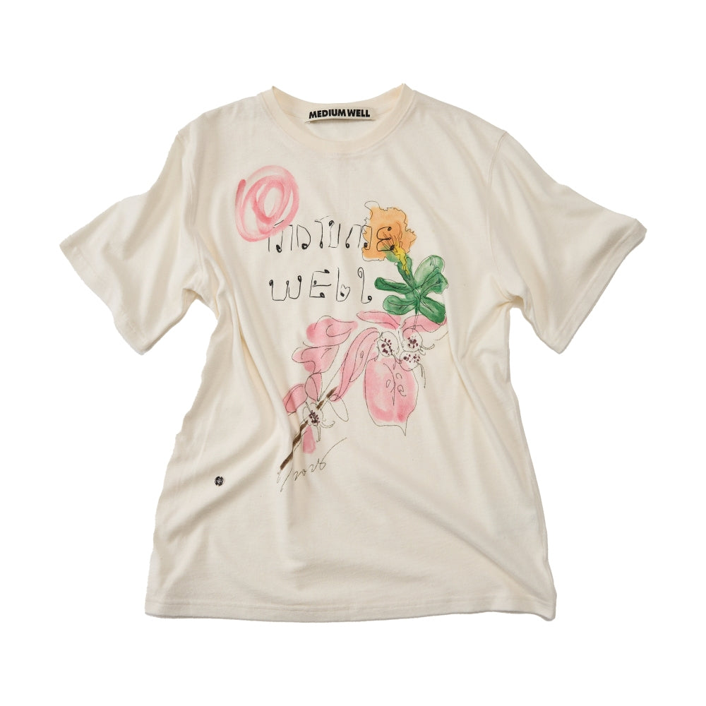 MEDIUM WELL Mulberry Silk and Cotton T-shirt