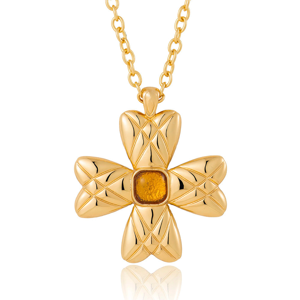 tokokkino Bread Bow Necklace