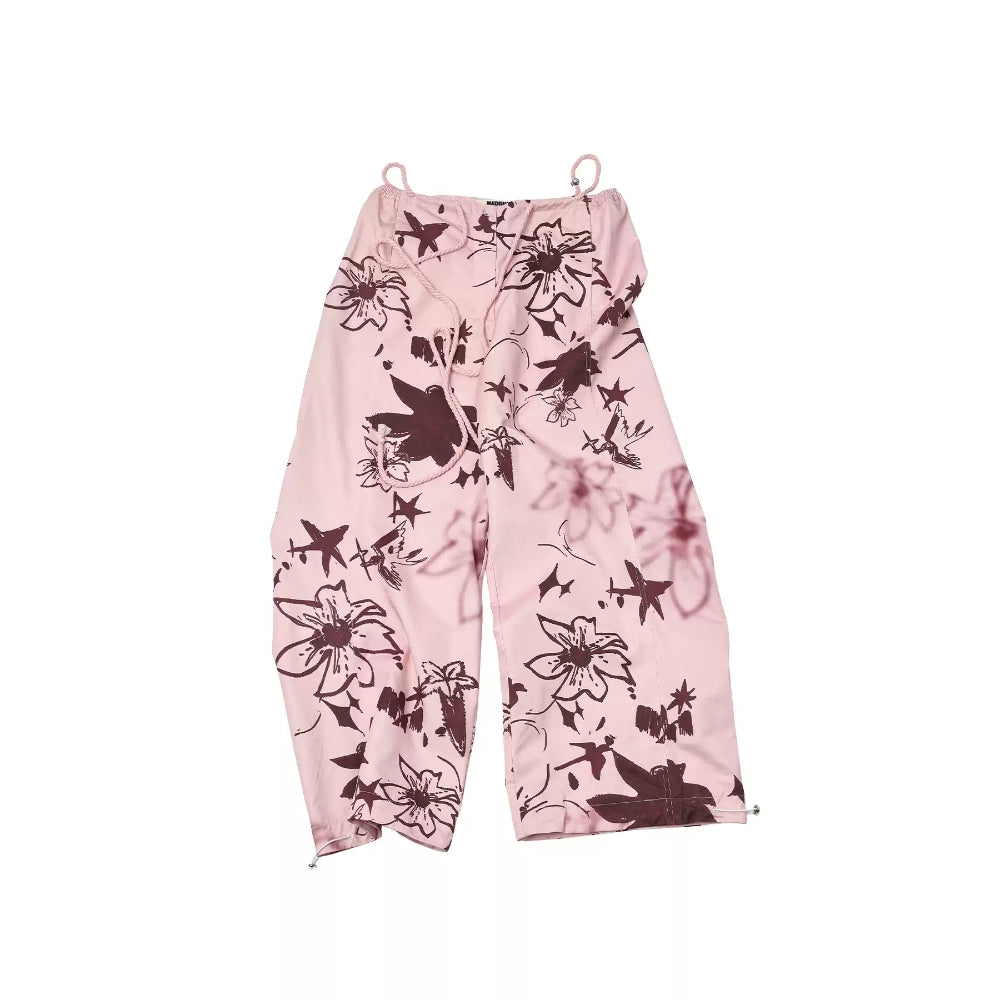 MEDIUM WELL Floral Parachute Pants