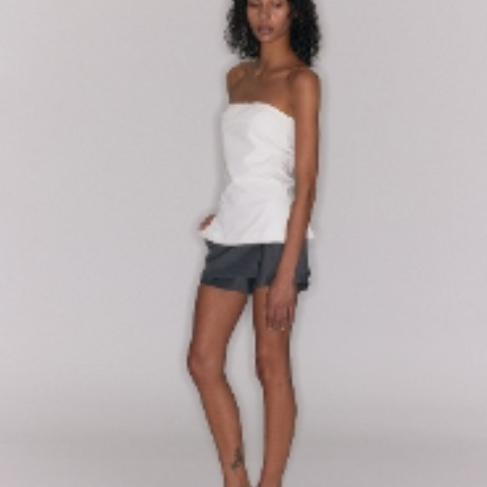 SANFRONTIERES Wool Shorts