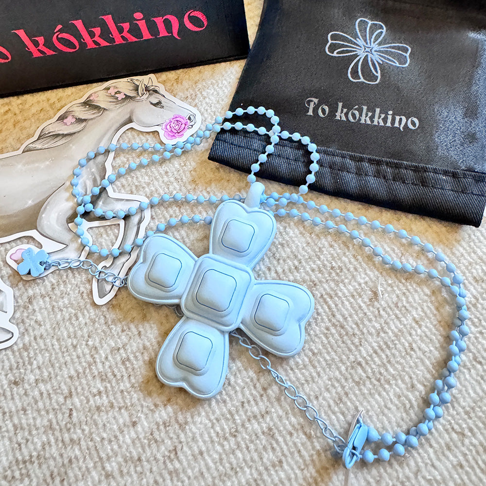 tokokkino Color Resin Bow Necklace