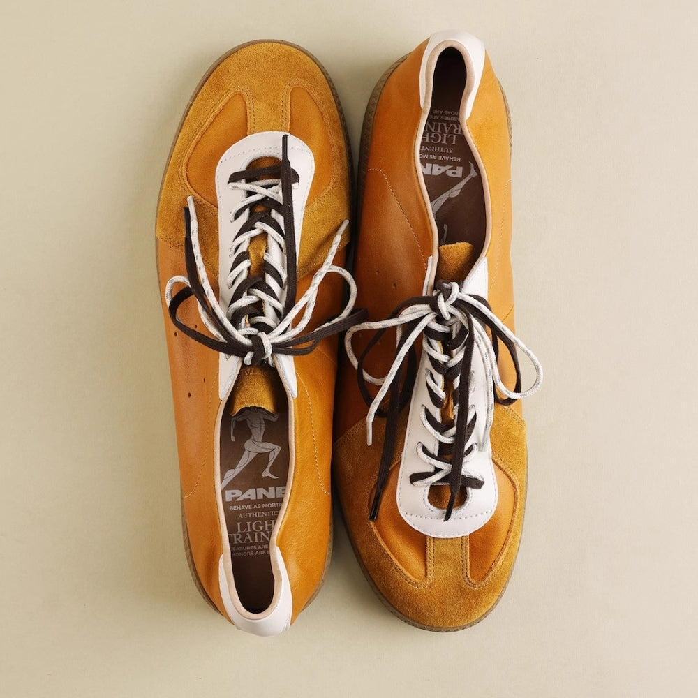 PANE  Spice Spark Yellow Retro German Training Shoes