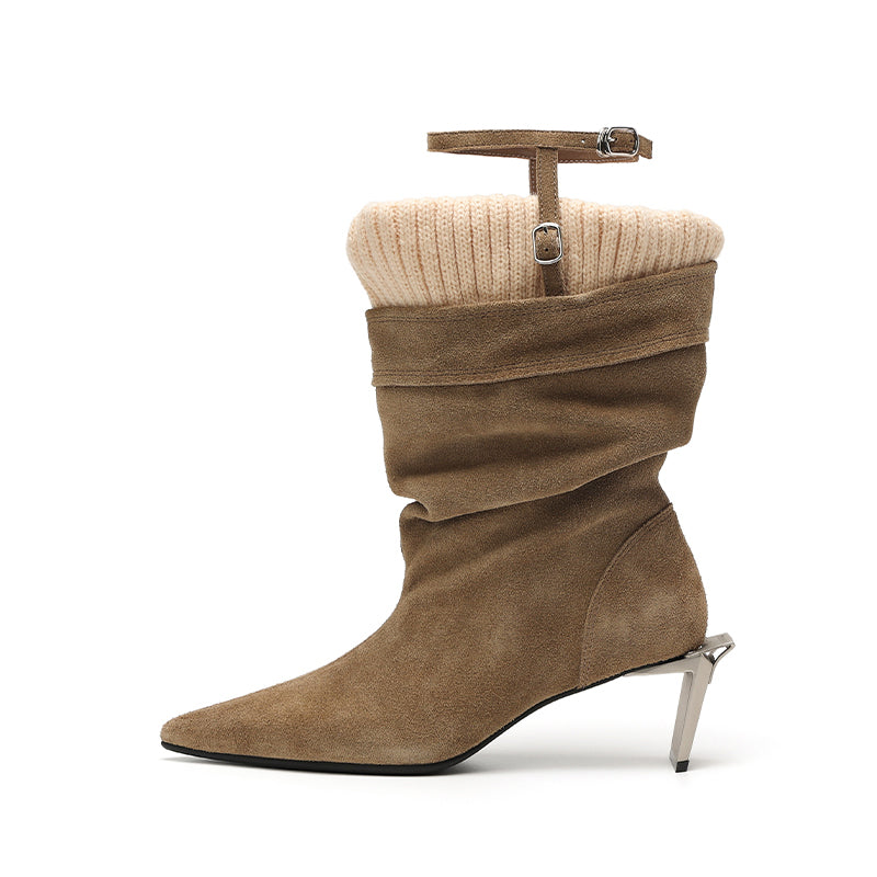 DAPHNE LAB [Sugar Cube] series ankle boots