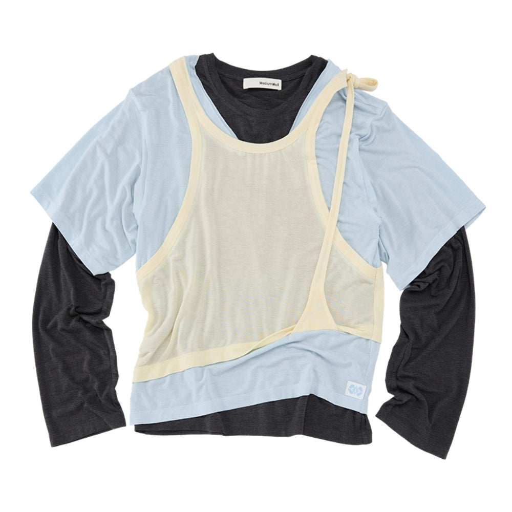 MEDIUM WELL Lyocell Wool T-shirt