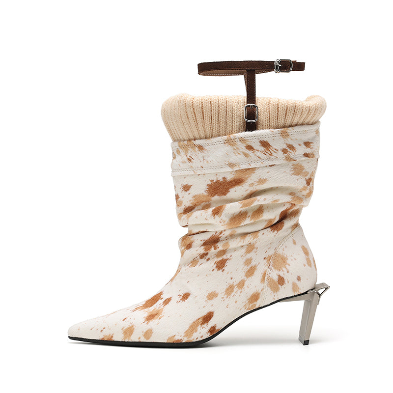 DAPHNE LAB [Sugar Cube] series ankle boots