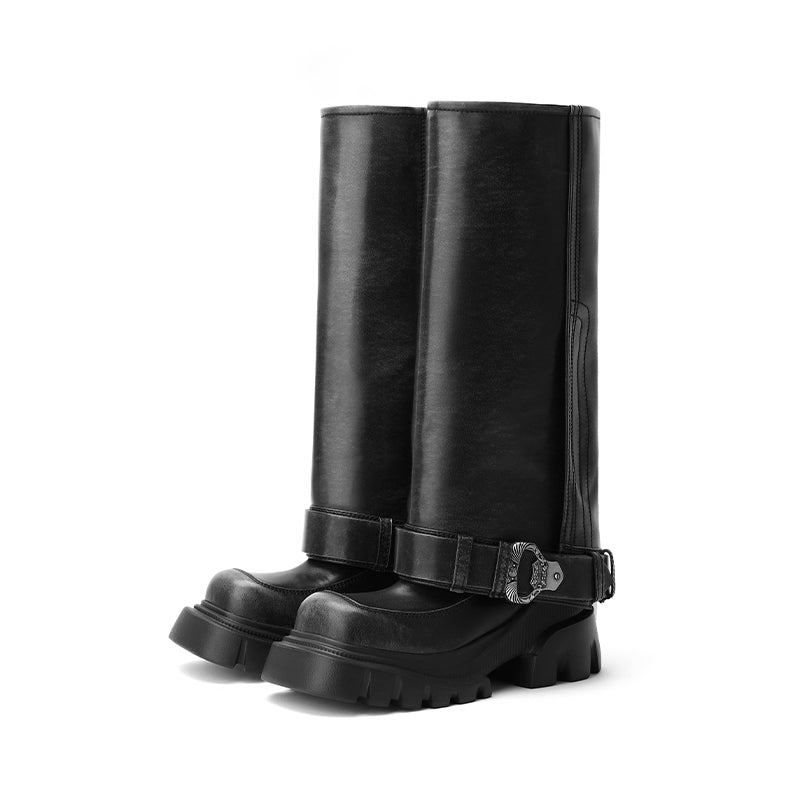 DAPHNELAB【Sugar Cube】High Boots