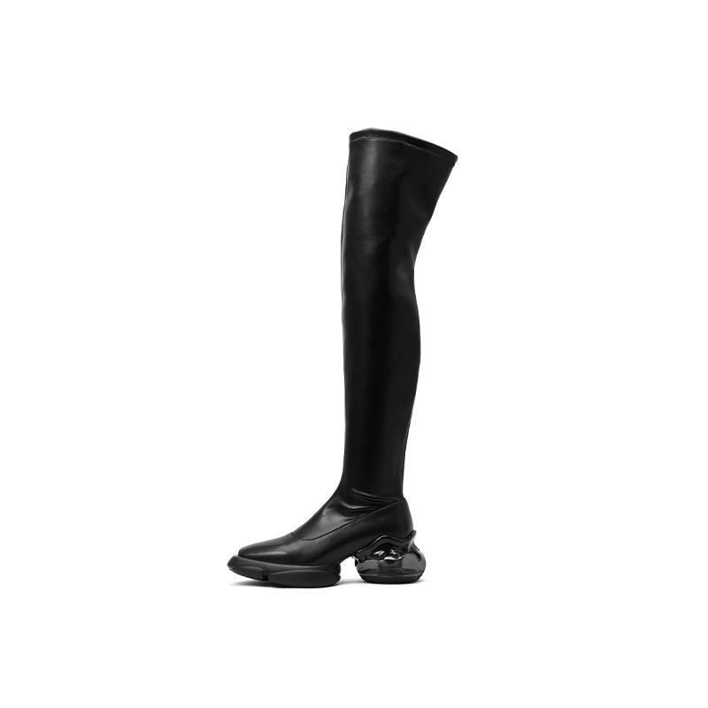DAPHNELAB Daphne [Bubble gum] over-the-knee boots