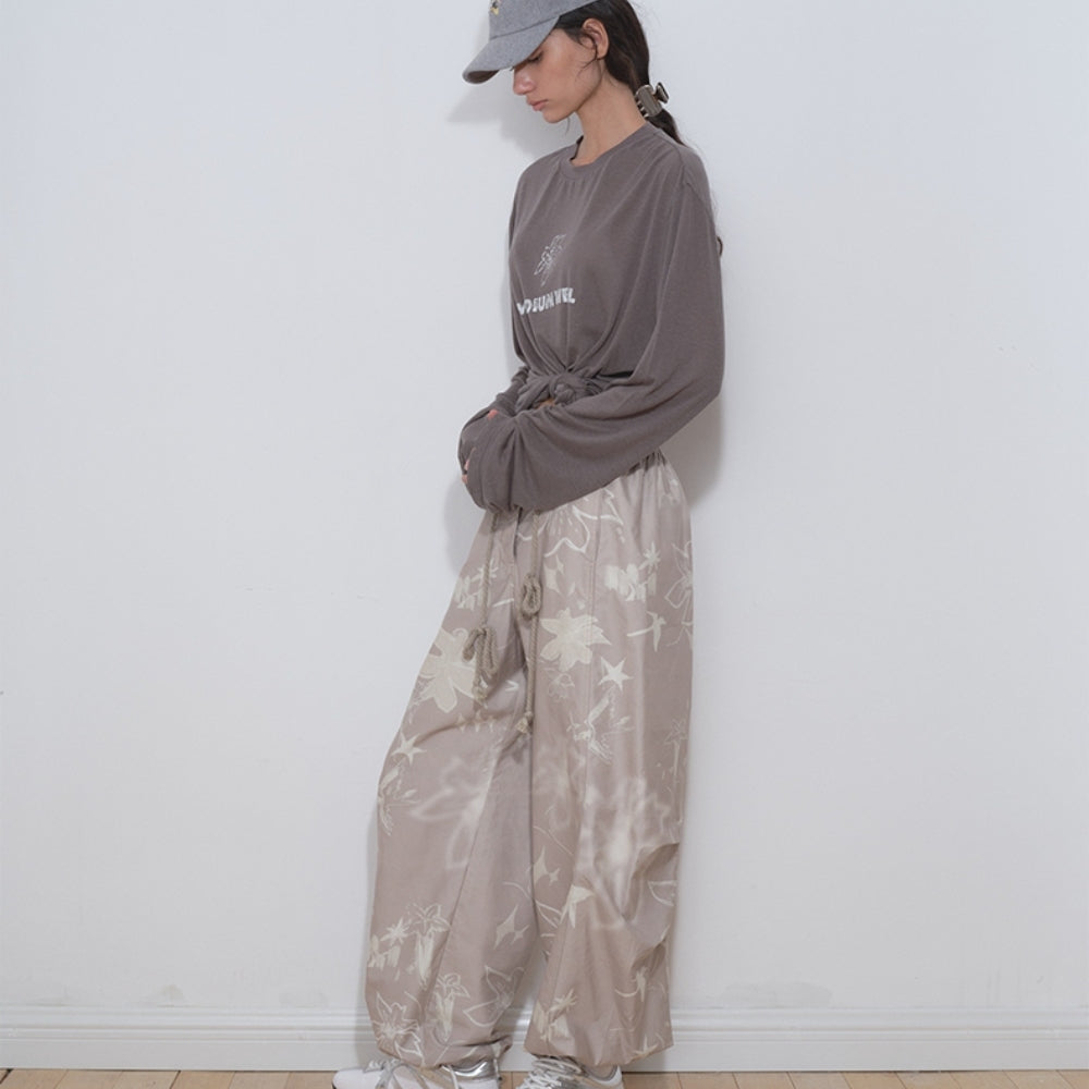 MEDIUM WELL Floral Parachute Pants