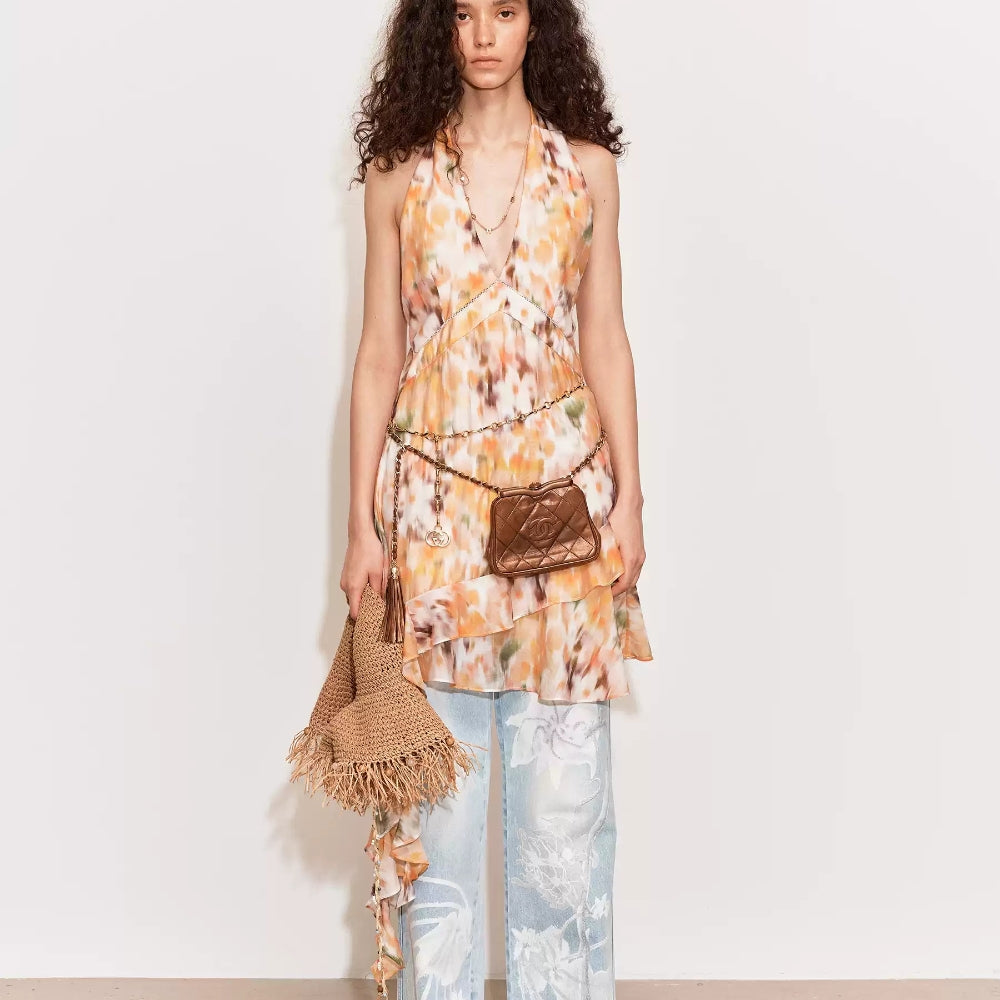 MEDIUM WELL Washed-out Printed Denim