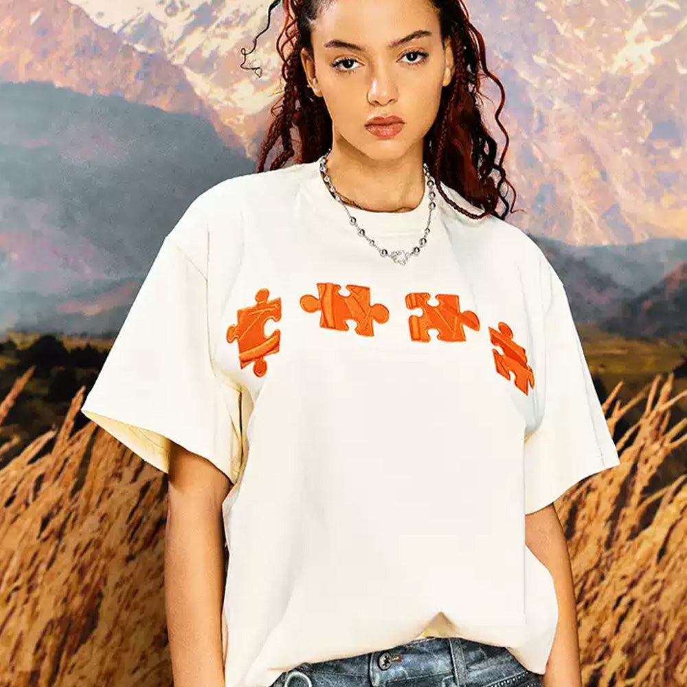 YADcrew Puzzle Print Tee
