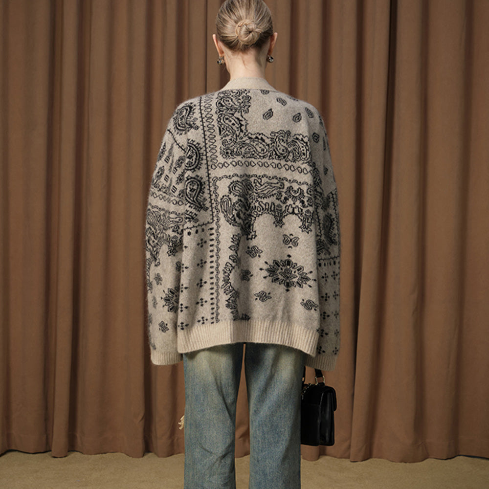 DIANA VEVINA Wool Cardigan