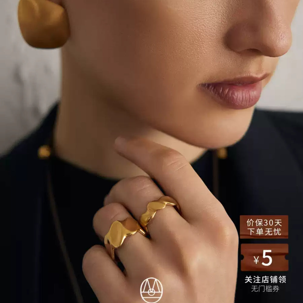 MONSECRET Minimalist Ring