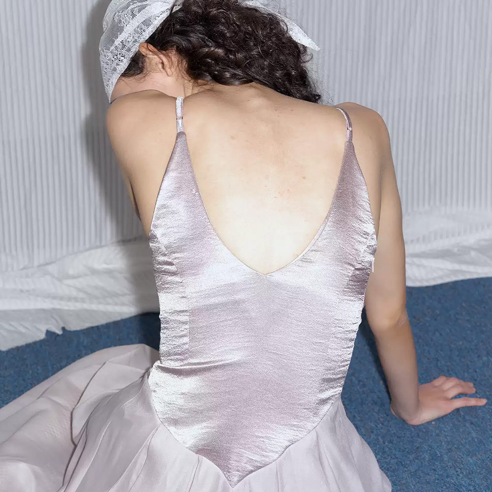 2AM POETRY Purple Tulle Dress