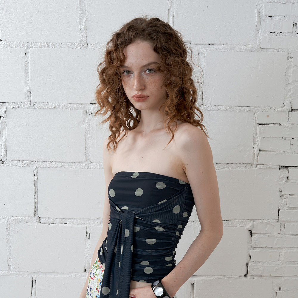 2AM POETRY Polka Dot Bustier