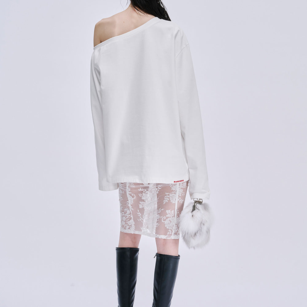 MARKGONG Cat Print Long Sleeve