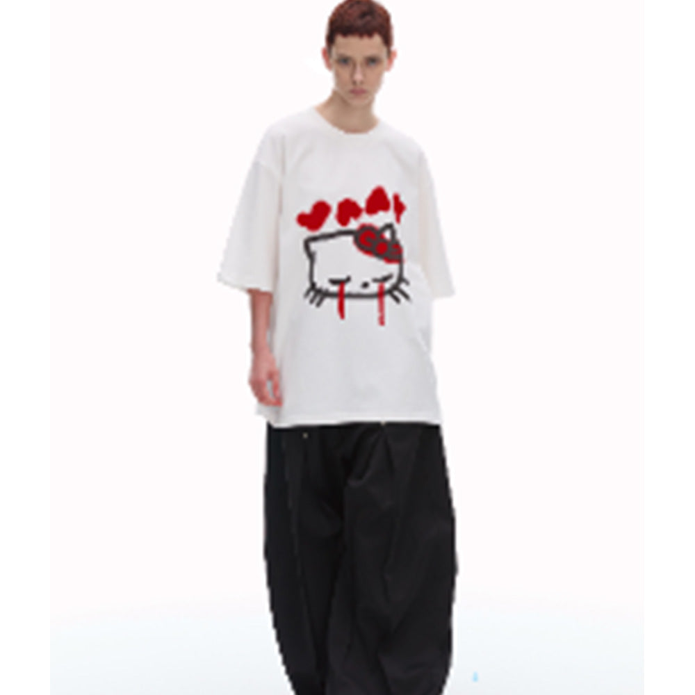 ANTERIORLOVED Hello Kitty Print T-shirt