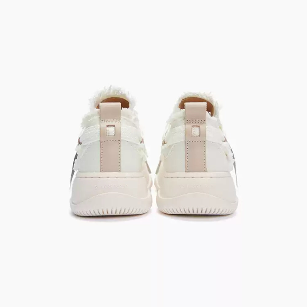 SMILEREPULIC classic white low top open smile canvas shoes
