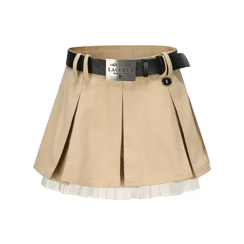 LACERTA White Trim Skirt