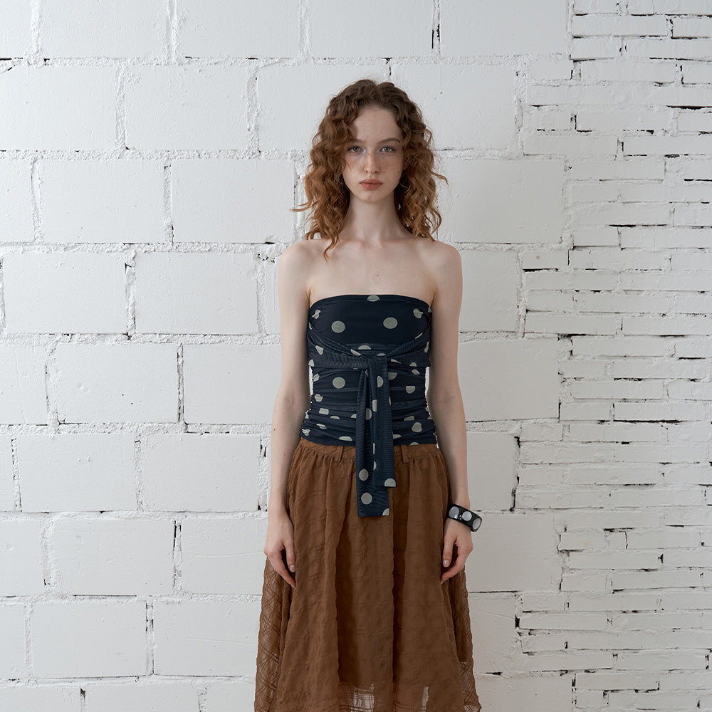 2AM POETRY Polka Dot Bustier