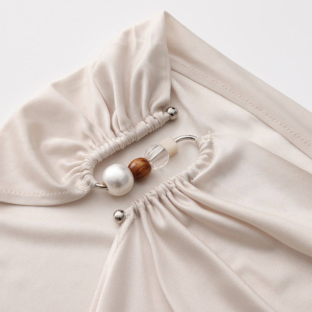 SIJIASUDIO Acetate Dress