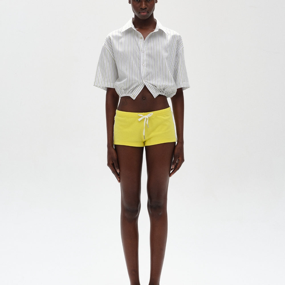 SANFRONTIERES Color-Block Shorts
