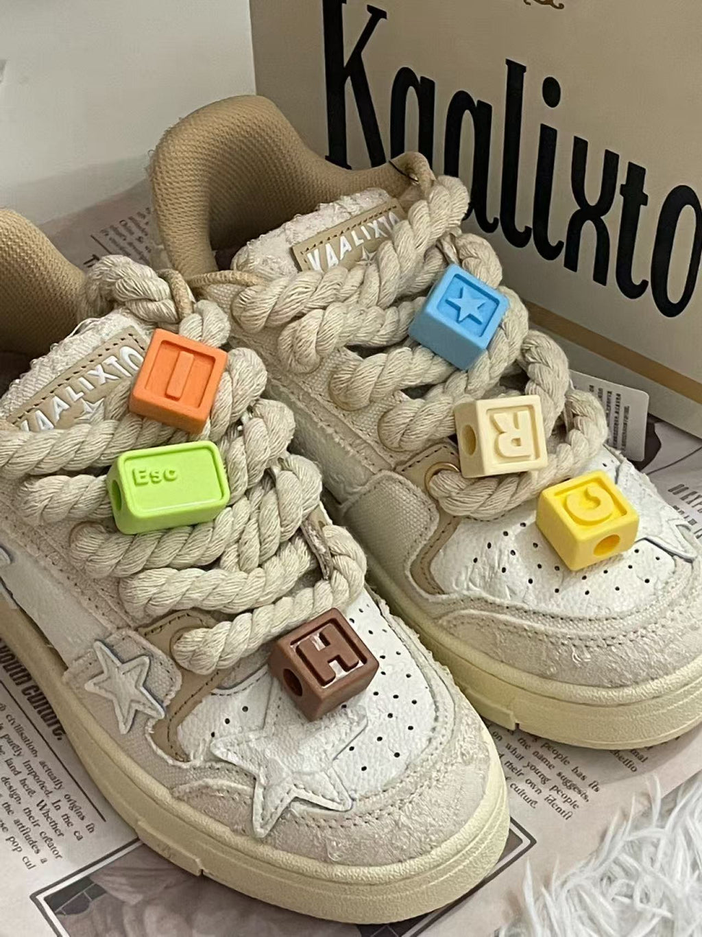 KAALIXTO丨Retro Star Sneakers-Lace Limited